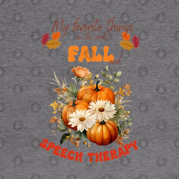 Speech Therapy Fall, Speech pathologist, SLP, SLPA, Speech language pathology by Daisy Blue Designs